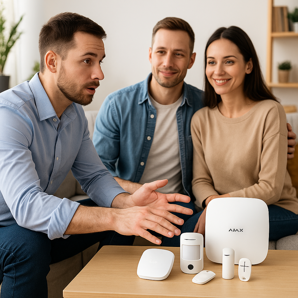 Protect+ by we security - installation alarme et vidéosurveillance pour habitation en suisse - Pack essentiel