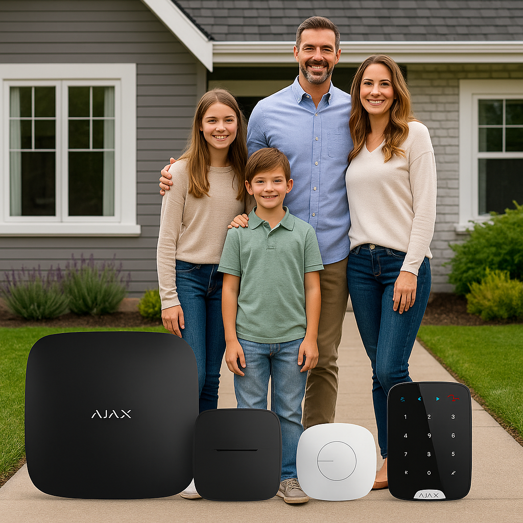 Protect+ by we security - installation alarme et vidéosurveillance pour habitation en suisse - Pack premium